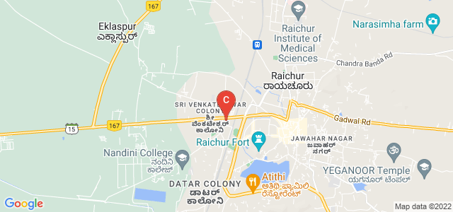GOVT. FIRST GRADE COLLEGE,RAICHUR, Nijalingappa Colony, Raichur, Karnataka, India