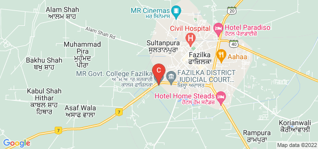 M.R. Govt. College Fazilka, Mahavir Colony, Fazilka, Punjab, India