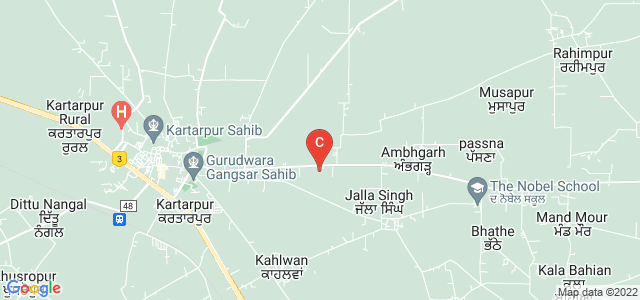 Mata Gujri Khalsa College, Alawalpur to Kartarpur, Kartarpur Rural, Punjab, India