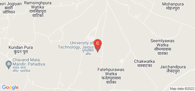 University of Technology, Jaipur, Vatika Road, Ramsinghpura Watika, Rajasthan, India