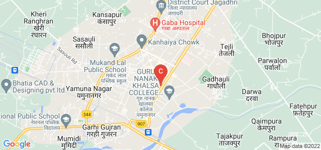 Guru Nanak Girls College, Model Town, Yamuna Nagar, Haryana, India