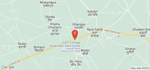 Govt College Karamsar Rara Sahib, Ludhiana, Punjab, India