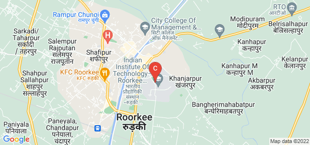 Indian Institute of Technology Roorkee, Roorkee, Uttarakhand, India