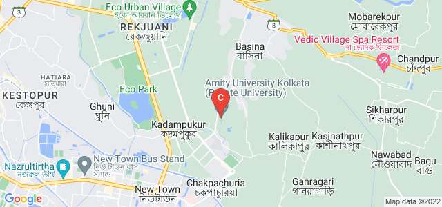 Amity University Kolkata, Major Arterial Road(South-East), Action Area II, Newtown, Kolkata, West Bengal, India
