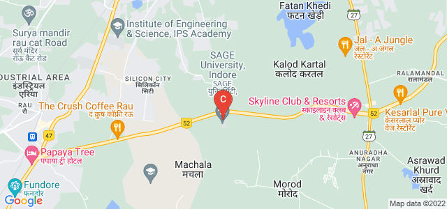 SAGE University, Bypass Road, Kailod Kartal, Indore, Madhya Pradesh, India
