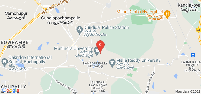 Mahindra Ecole centrale Hostel, Bahadurpally, Hyderabad, Telangana, India