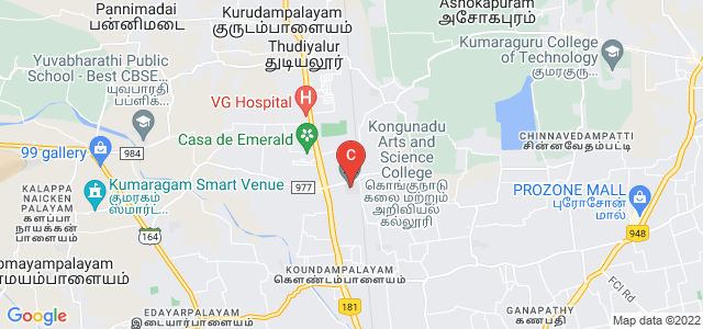 Kongunadu Arts and Science College, Post, GN Mills, Coimbatore, Tamil Nadu, India