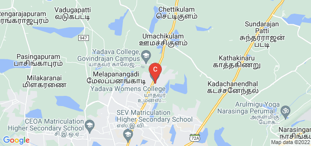 E.M.Gopalakrishna Kone Yadava Women’s College, College, Natham - Madurai Road, near Yadava Womens College, Tiruppalai, Thirumalpuram, Madurai, Tamil Nadu, India