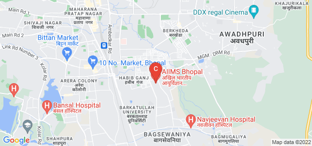 AIIMS Hospital, AIIMS Campus Road, AIIMS Campus, Saket Nagar, Habib Ganj, Bhopal, Madhya Pradesh, India