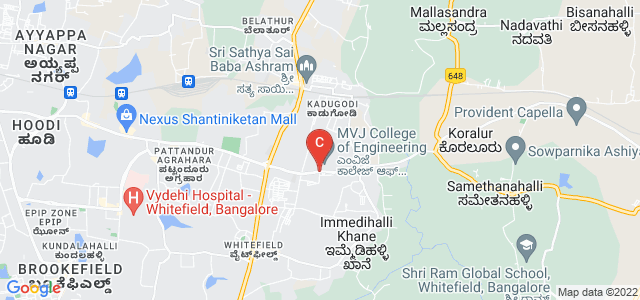 MVJ College of Engineering, 3G Homes Crimson Layout, Kadugodi, Bangalore, Karnataka, India