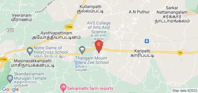 AVS College of Arts And Science, Ramalingapuram, Salem, Tamil Nadu, India
