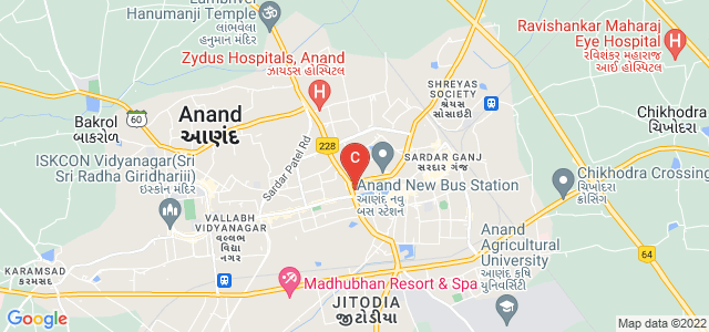 Anand Law College, SRKSM Campus Near Grid, Gujarat State Highway 75, Rahtlav, Mathiya Chora, Anand, Gujarat, India
