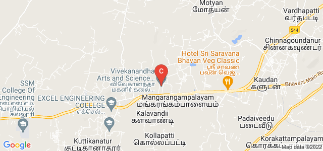 Vivekanandha Arts and Science College for Women, Mangarangampalayam, Tamil Nadu, India