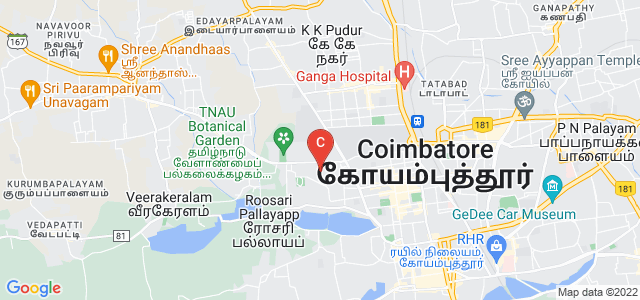 Agricultural College and Research Institute, Lawley Road, Tamil Nadu Agricultural University, PN Pudur, Coimbatore, Tamil Nadu, India