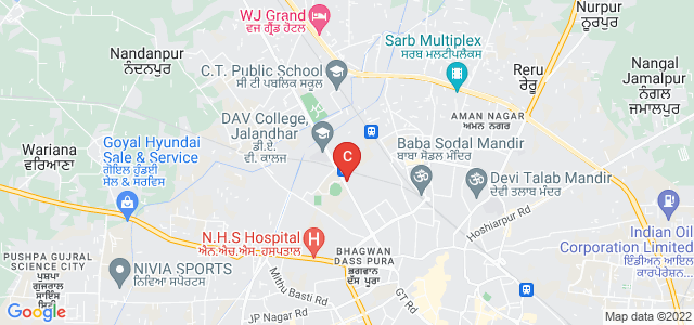 Dayanand Ayurvedic College & Hospital, Mahatma Hans Raj Marg, Gurdev Nagar, Dayanand Nagar, Jalandhar, Punjab, India