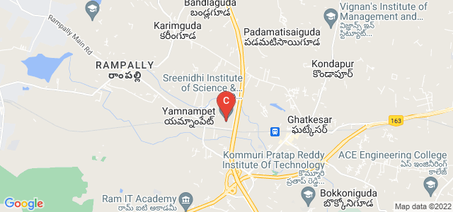 Sreenidhi Institute of Science & Technology, Hyderabad, Telangana, India