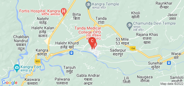 Dr. Rajendra Prasad Government Medical College, Tanda Hospital Road, Kangra, Himachal Pradesh, India