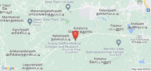 Sivaraj Siddha Medical Colleges and Research Institute, SALEM, Salem, Tamil Nadu, India