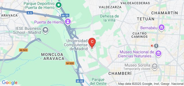 Complutense University of Madrid, Av. Séneca, Madrid, Spain