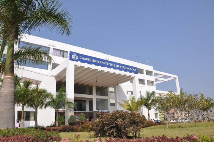 Cambridge Institute Of Technology Cit Bangalore Admission Fees Courses Placements Cutoff Ranking