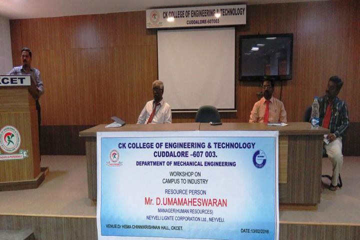 Ck College Of Engineering And Technology Ckcet Cuddalore Admission