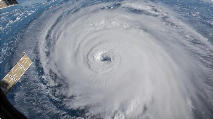 A cyclone is a low pressure area where the winds spiral inwards. Cyclone rotates in counter clockwise direction in Northern Hemisphere. It is clockwise in Southern Hemisphere. Cyclone is also known as Typhoon and Hurricane.