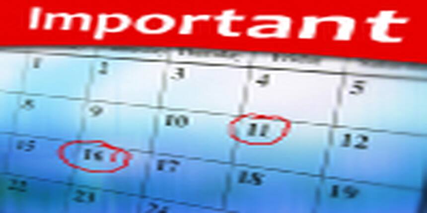 OJEE 2013 Important Dates