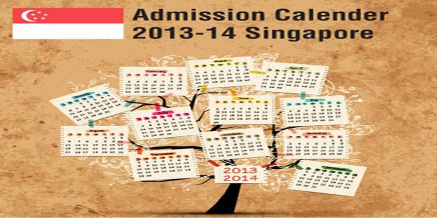 Singapore Universities admission calendar 2013-14