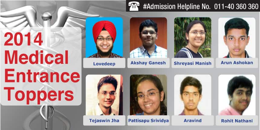 2014 Medical Entrance Toppers: Know their Success Mantra and Interest