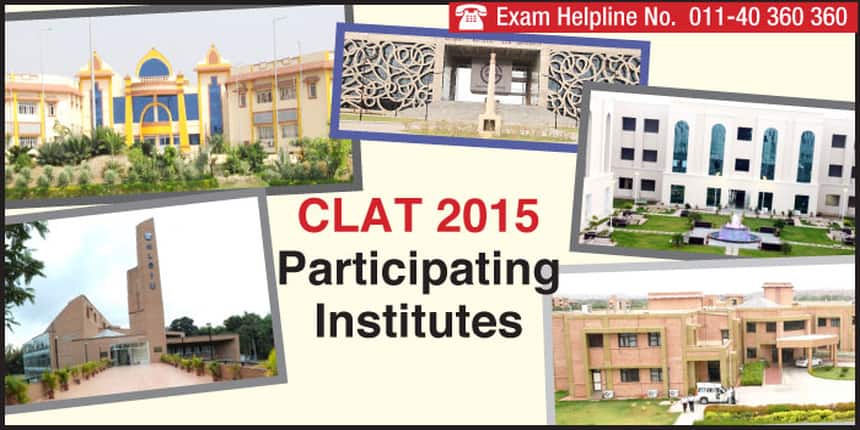 CLAT 2015 Participating Institutes
