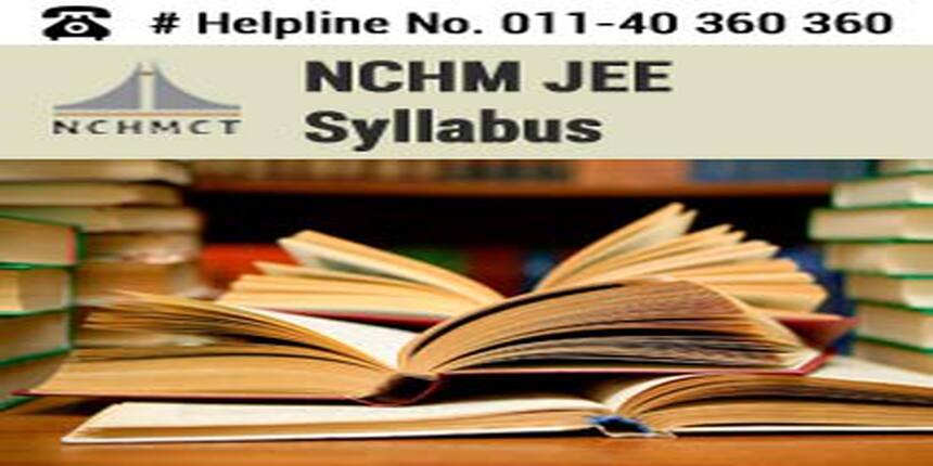 NCHM JEE 2016 Syllabus