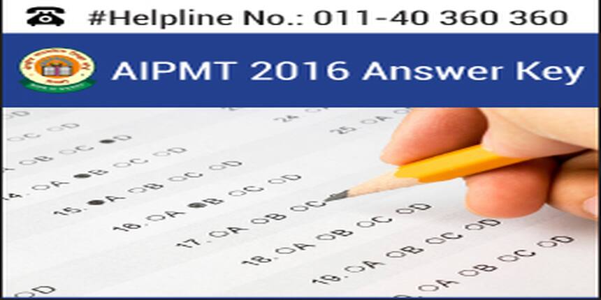 AIPMT 2016 Answer Key