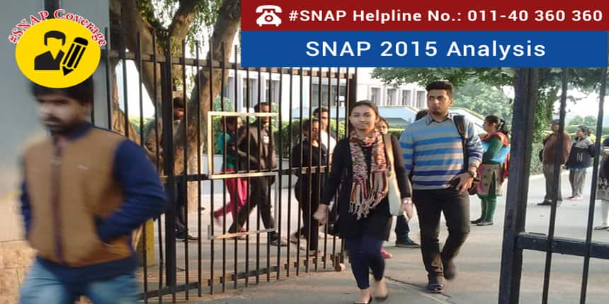SNAP 2015 Analysis – Moderate Paper with tough GK