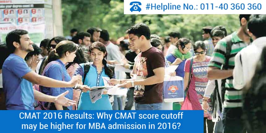 CMAT 2016 Result Analysis: Why CMAT score cutoff may be higher for MBA admission in 2016?