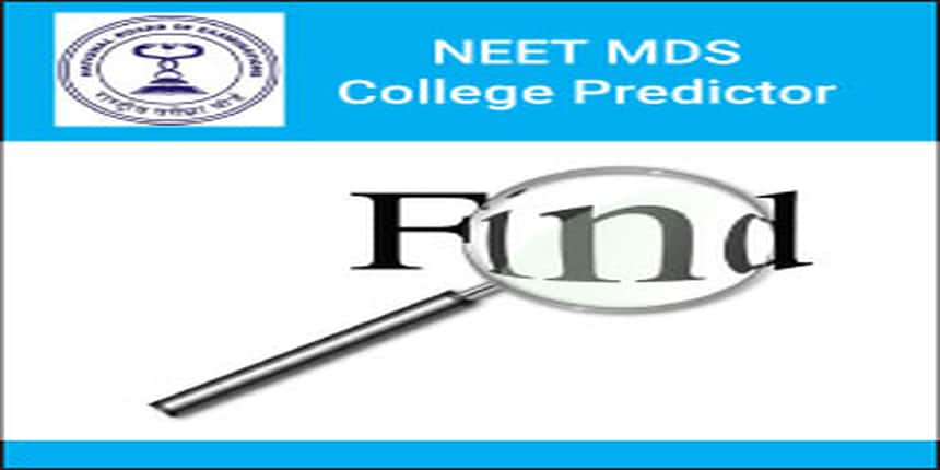 NEET MDS College Predictor 2018