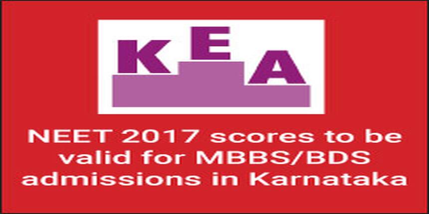 NEET 2017 scores valid for MBBS/ BDS admissions in Karnataka