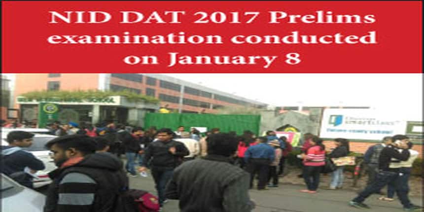 NID DAT 2017 Prelims examination conducted on January 8