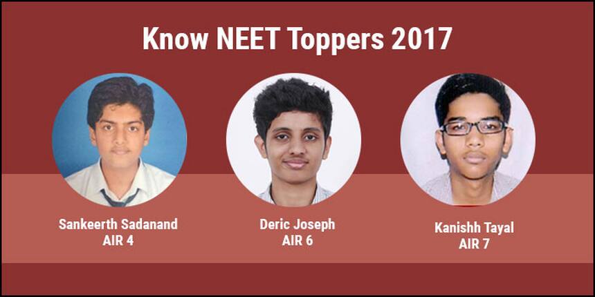 NEET 2017: Know the Toppers