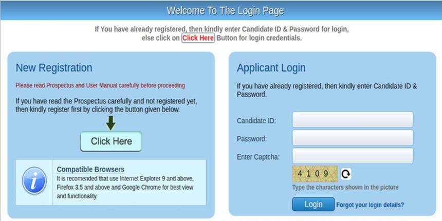 AIIMS Candidate Login 2019