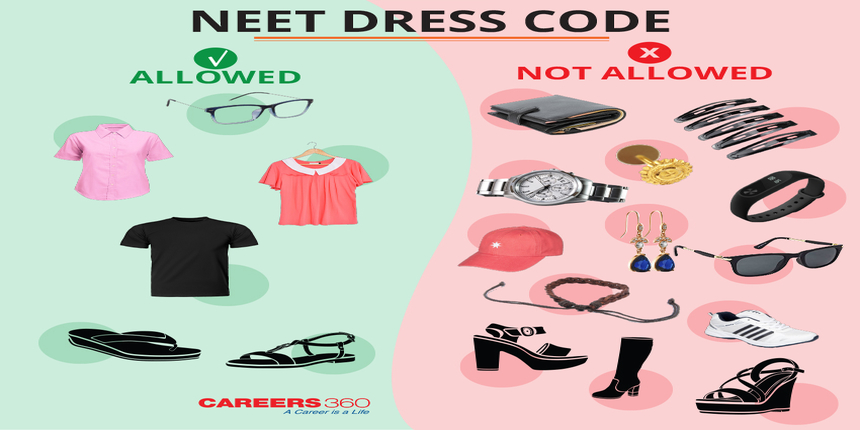 neet dress code 2021 for female and gloves for neet exam