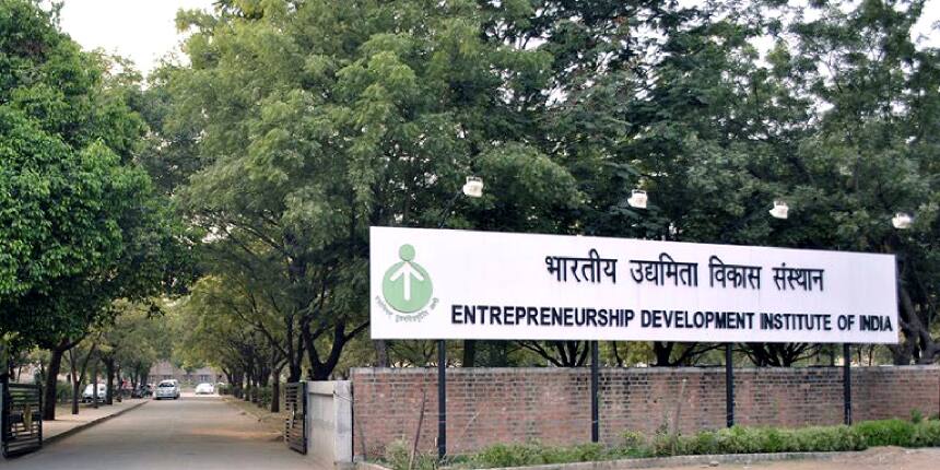 Entrepreneurship Development Institute of India PGDM Admissions 2019