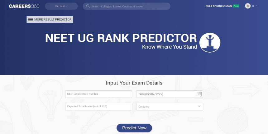 NEET Rank Predictor 2020