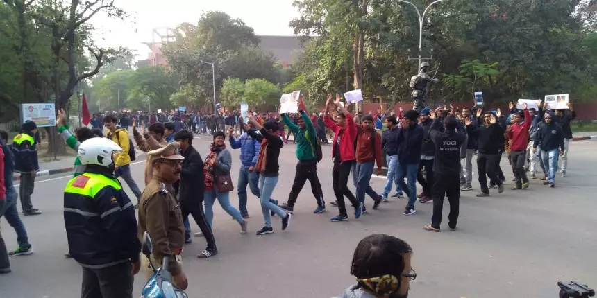 IIT-Kanpur student protesters (Source: Students)