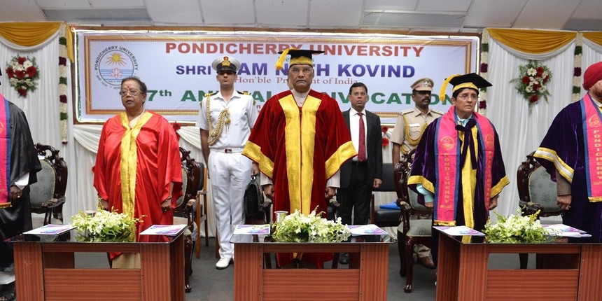 President Ram Nath Kovind at Pondicherry University Convocation