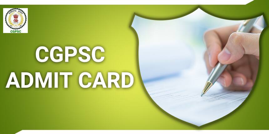 CGPSC Admit Card 2020