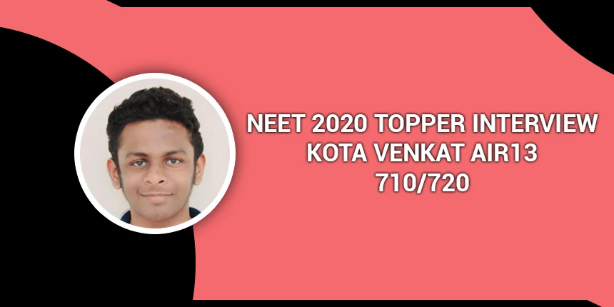 Neet 2020 Topper Interview Kota Venkat Air 13