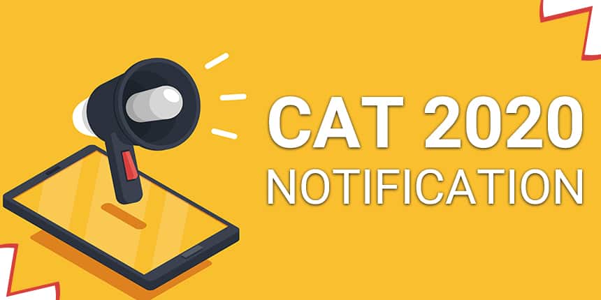 CAT Notification 2020