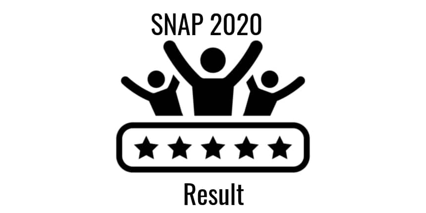 SNAP 2020 Result (Out): Download Scorecard here
