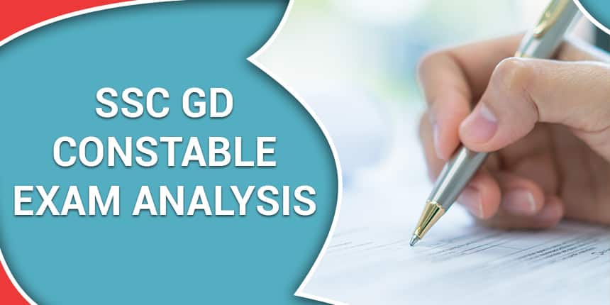 SSC GD Constable Exam Analysis 2020 - Section Wise Exam Analysis