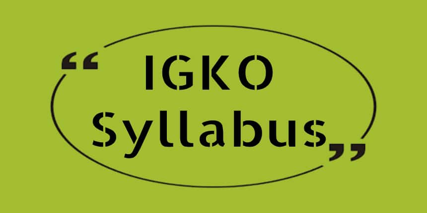 SOF IGKO Syllabus 2020-21 - Check IGKO Class 1 to 10 Syllabus Here